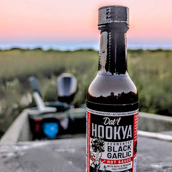 Hook'Ya - Wholesale Hot Sauce - Fermented Black Garlic Hot Sauce Made with Datil and Tabasco4