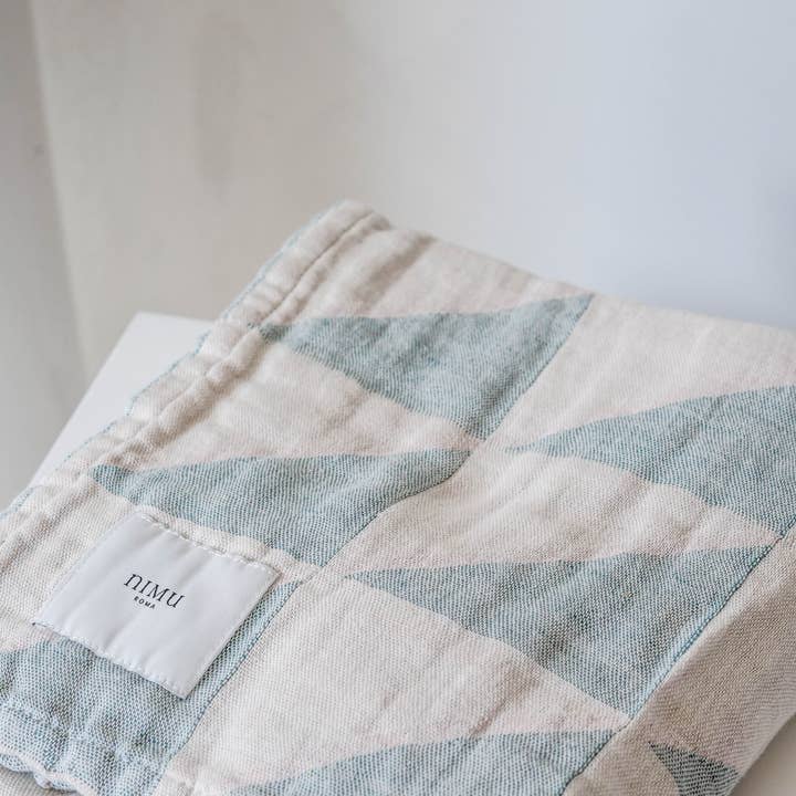 Nimu – Engroshandel Strandhåndklæde – Telo mare Ravello i hør og bomuld3