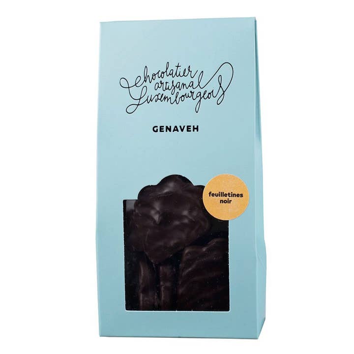 Genaveh - Venta al por mayor Chocolate - Feuilletines crujientes con praliné de avellanas de Piamonte y chocolate con leche o negro1