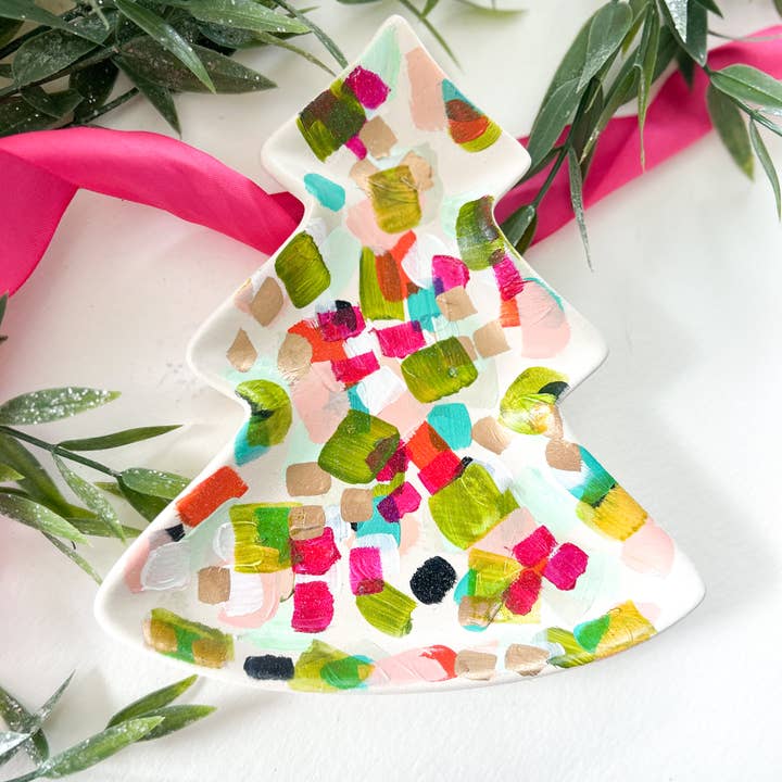 Mini Bright Christmas Tray|Jessica Reynolds Art for wholesale by Jessica Reynolds Art