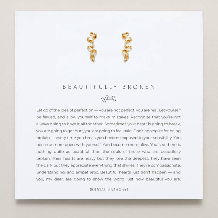 Bryan Anthonys - Wholesale Hoop Earrings - Beautifully Broken Hoop Earrings
