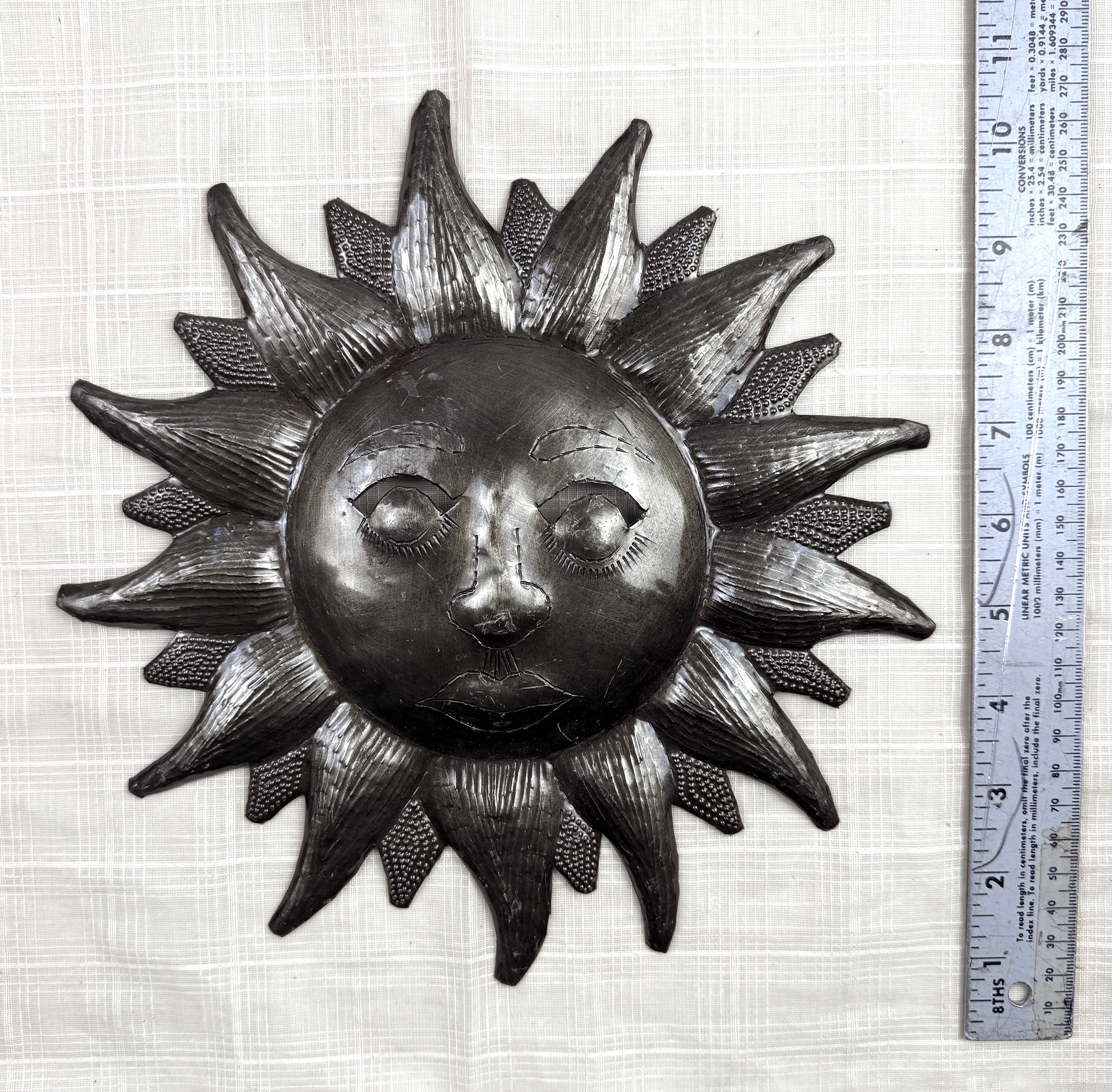 Tesoros Trading Company - Wholesale Wall Accent - Medium  Metal Sun, Haiti2