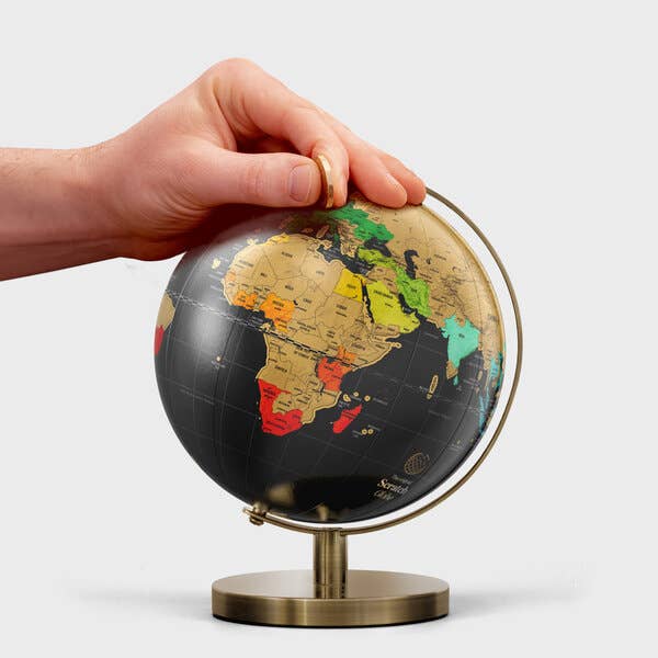 SUCK UK Ltd - USA - Wholesale Desk Globe - Scratch Globe Ø5.5 in2