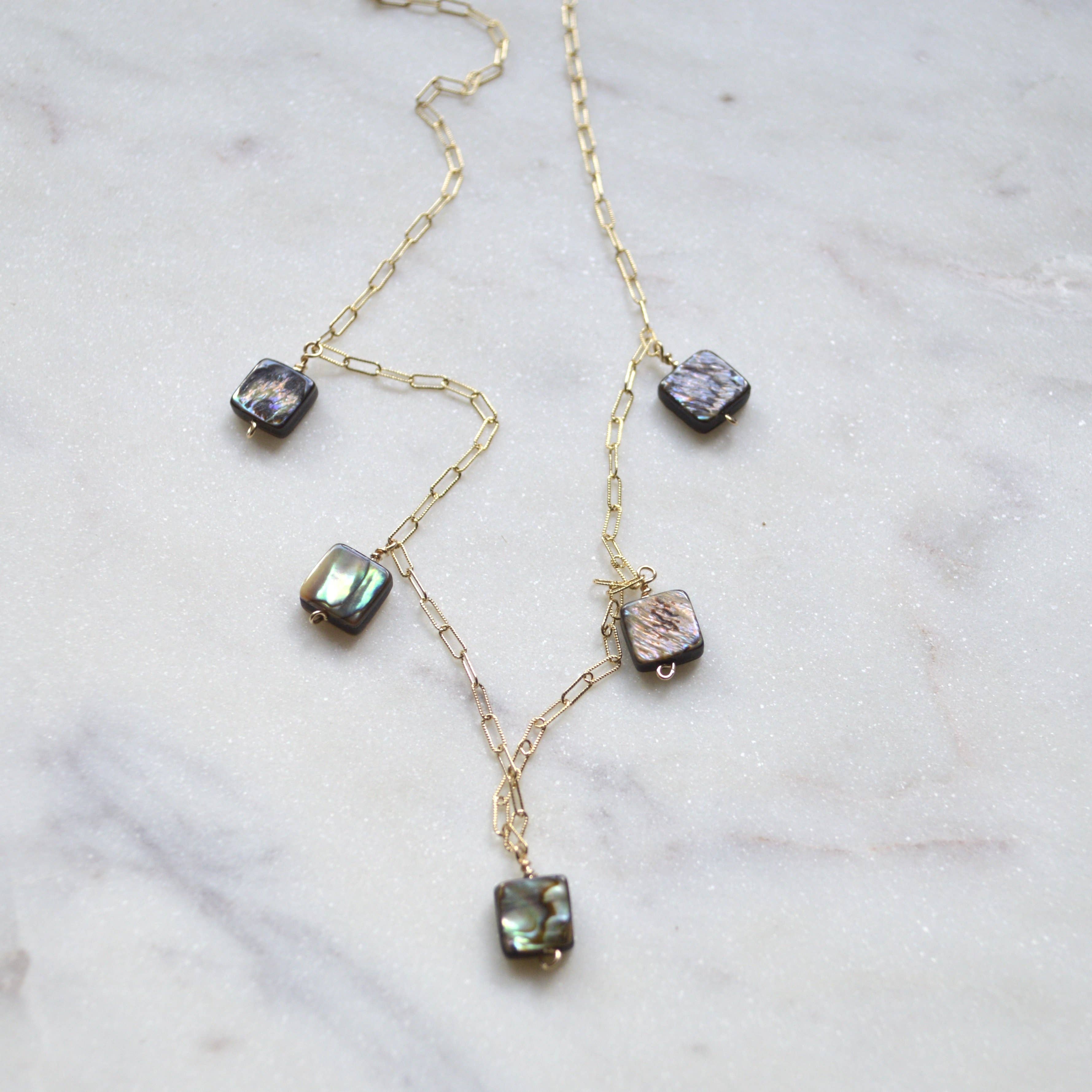 Salty But Sweet - Wholesale Choker/Collar - Abalone Shell Choker4