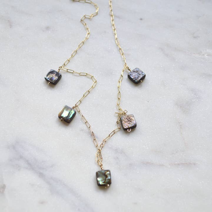 Salty But Sweet - Wholesale Choker/collar - Abalone Shell Choker4