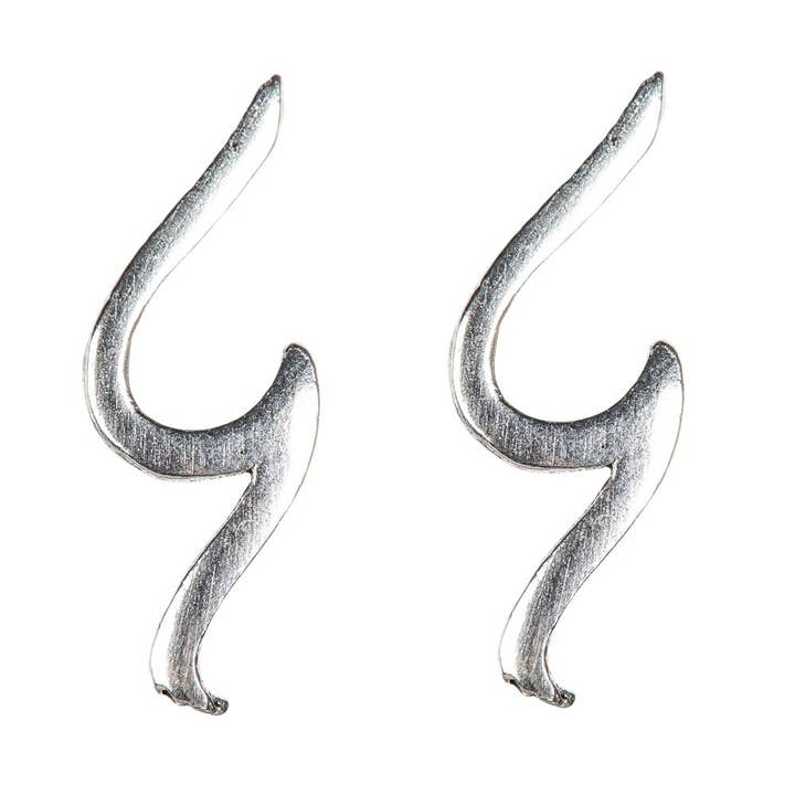 Sterling Silver Wave Earrings for wholesale by Benjamin International