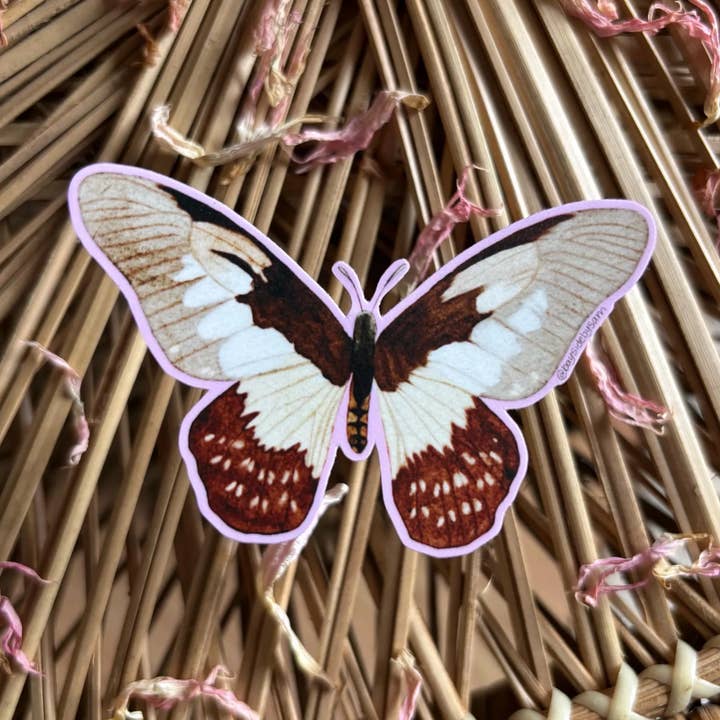 Butterfly Watercolour 3" Vinyl Sticker for wholesale by Bayside by Sam
