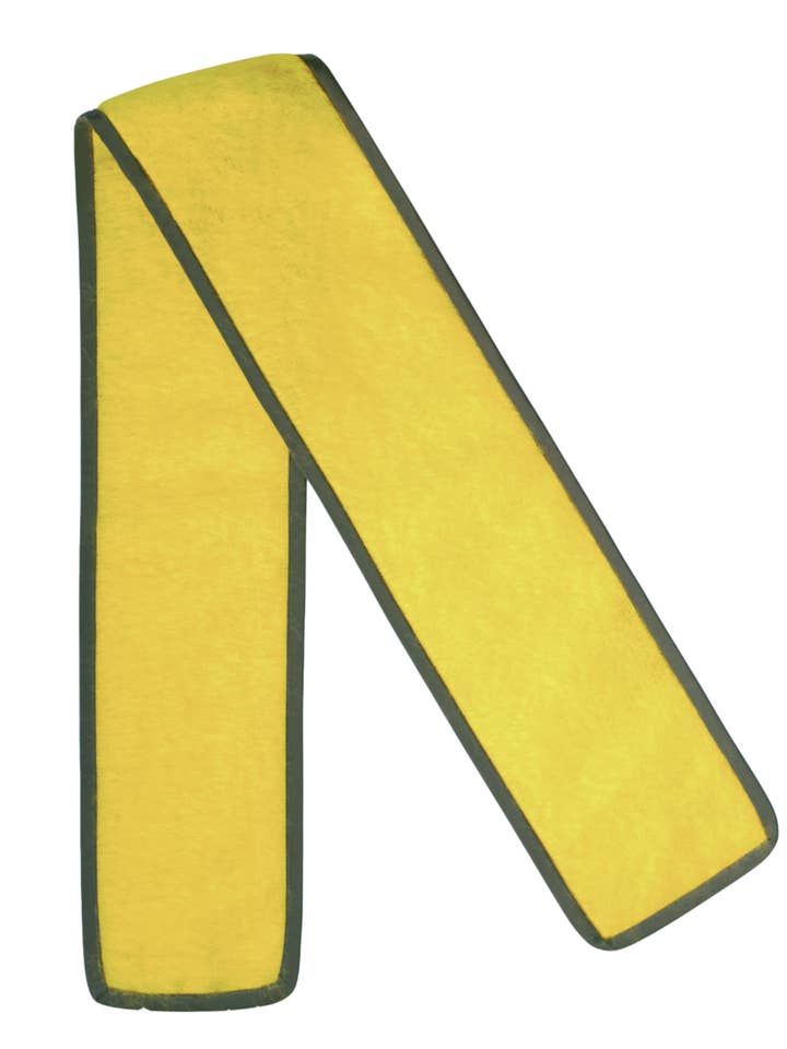 Reflective Mohair Scarf, Yellow for wholesale by Vespertine NYC