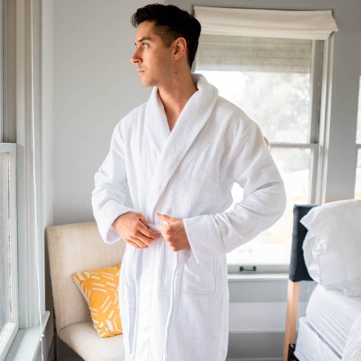 Premium Waffle Robe for wholesale by Plush Towel