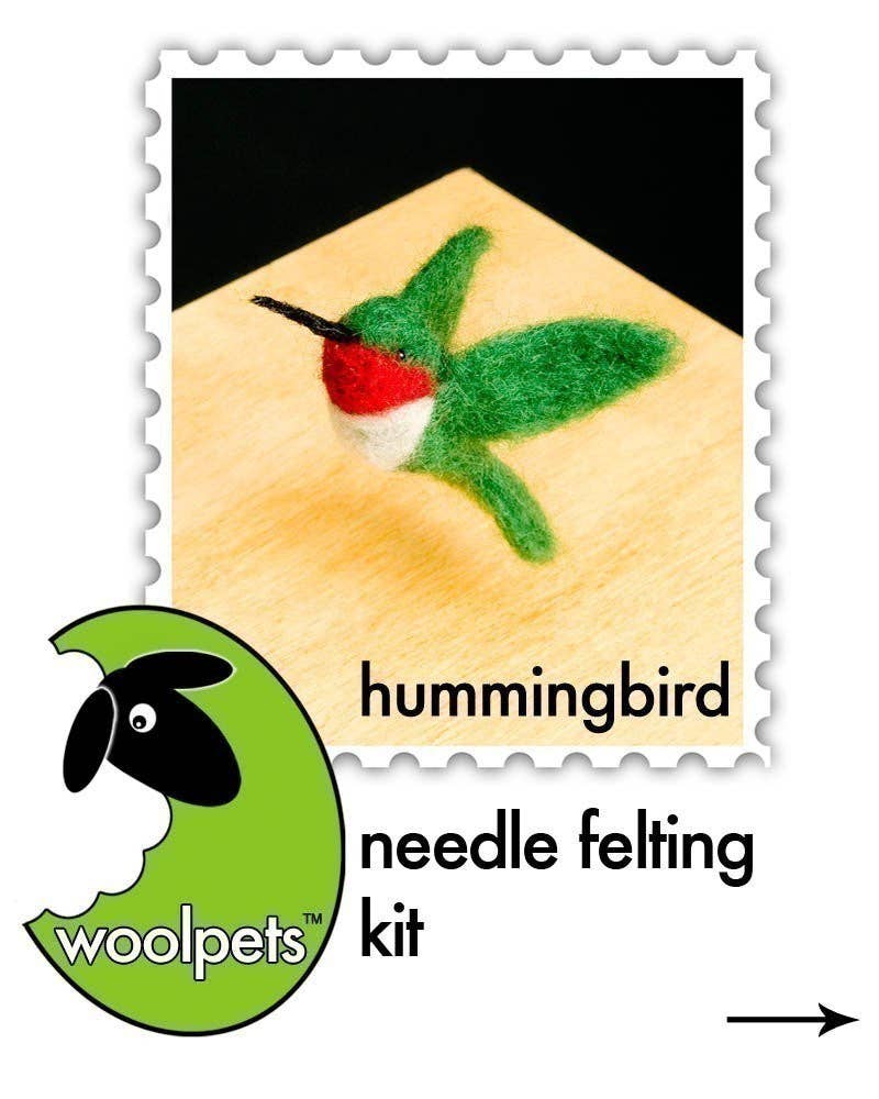 Woolpets - Wholesale DIY Craft Kit - Hummingbird Felting Kit2