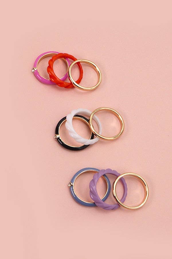 JOSSLYN by wall to wall – Großhandel Schmucksets – EPOXID-RINGSATZ | 31R220175