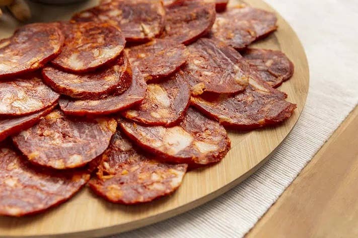 IBERICO EXPERIENCE - Wholesale Varkensvlees - Ibérico chorizo van eikels gevoerde varkens, 120 g1