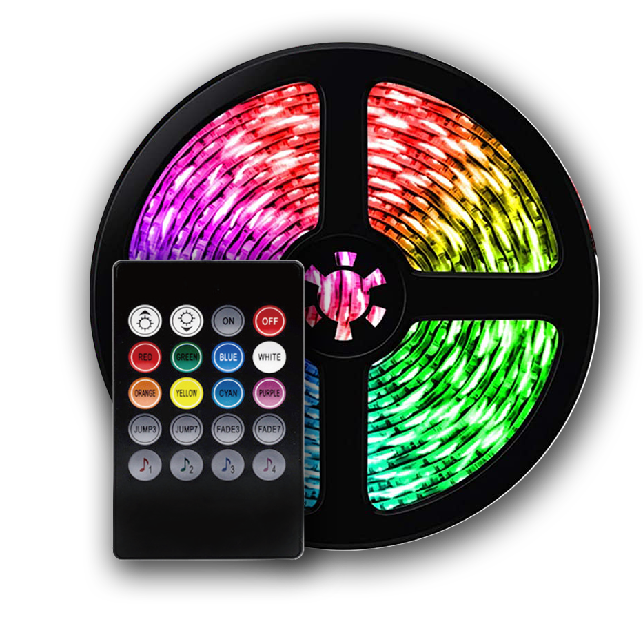 LAX Gadgets - Wholesale Light Bulb/Puck - Sound Activated Multi-Color LED Light Strips- 15/20/30/50 ft21