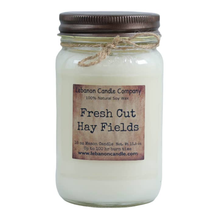 Fresh Cut Hay Fields Candle for wholesale by Lebanon Candle Company