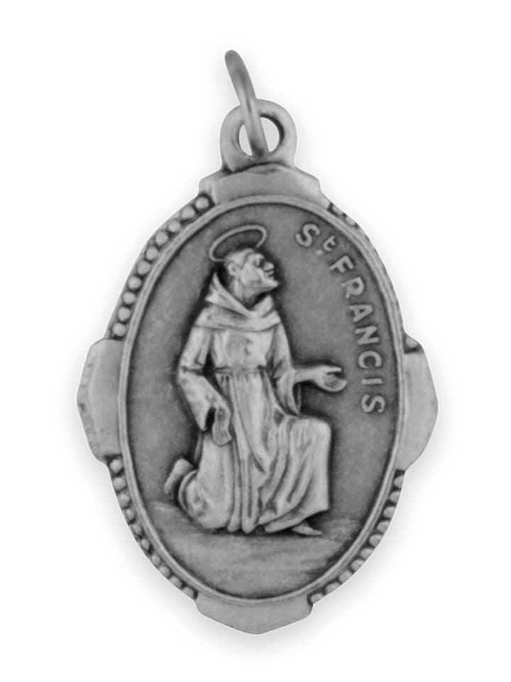 Saint Francis of Assisi Medal for wholesale by Village Gift Importers