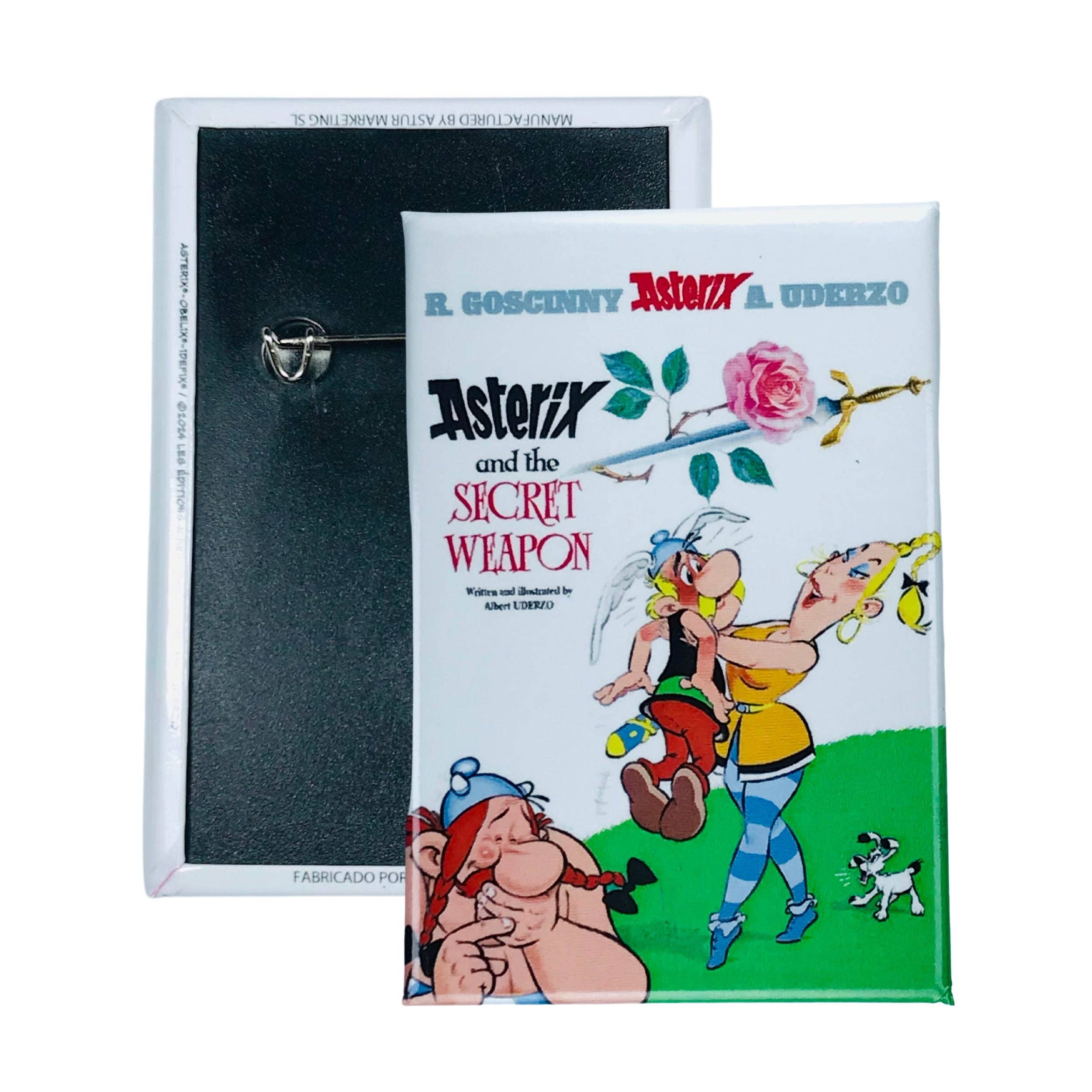 Astur Pins - Venta al por mayor Botón/prendedor - Chapa © 29 - Asterix and the Secret Weapon - Portada Comic - Inglés - A#2690