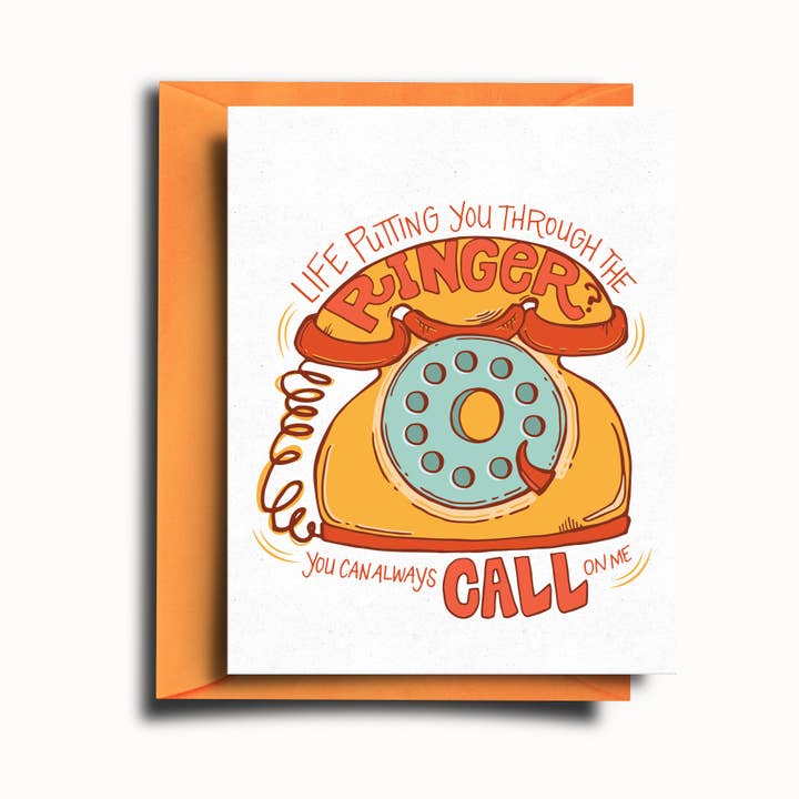 Scheda di condoglianze Call On Me per la vendita all'ingrosso da parte di SOMETHING OF A DANDY