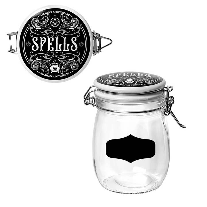 Alchemy England – wholesale Decorative jar – Curses, Tricks & Spells (Storage Jar)2