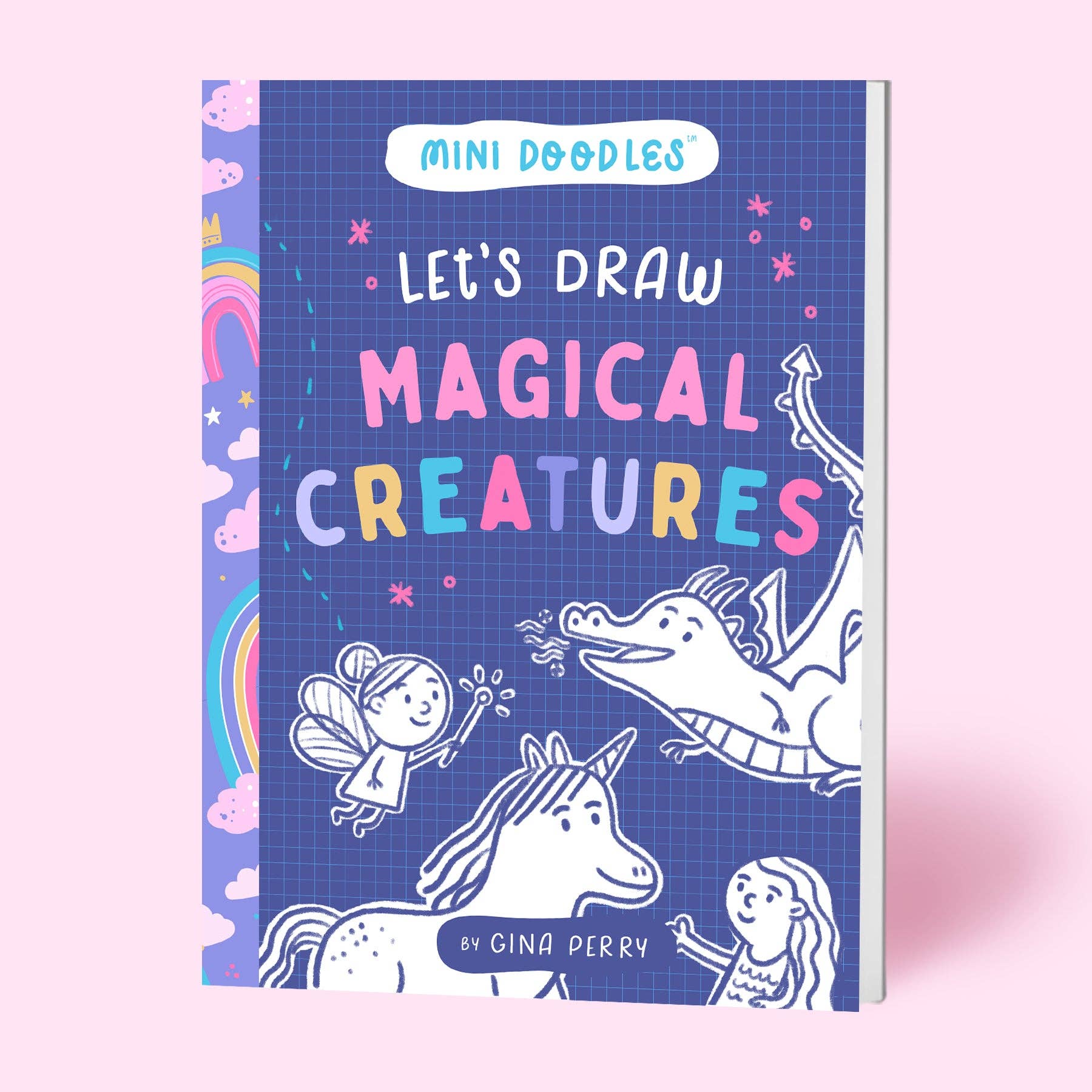 Bushel & Peck Books - Wholesale Colouring and activity book – kids and baby - Mini Doodles: Let's Draw Magical Creatures1