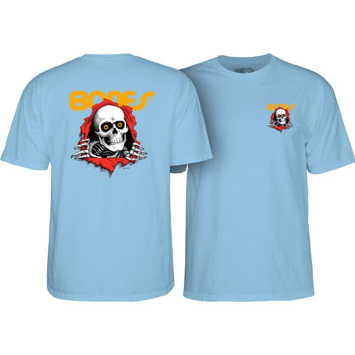 Rat City Sk8 Shop - Wholesale Screen Printed T-Shirt - Men's - Powell Peralta Ripper T-shirt Powder Blue0