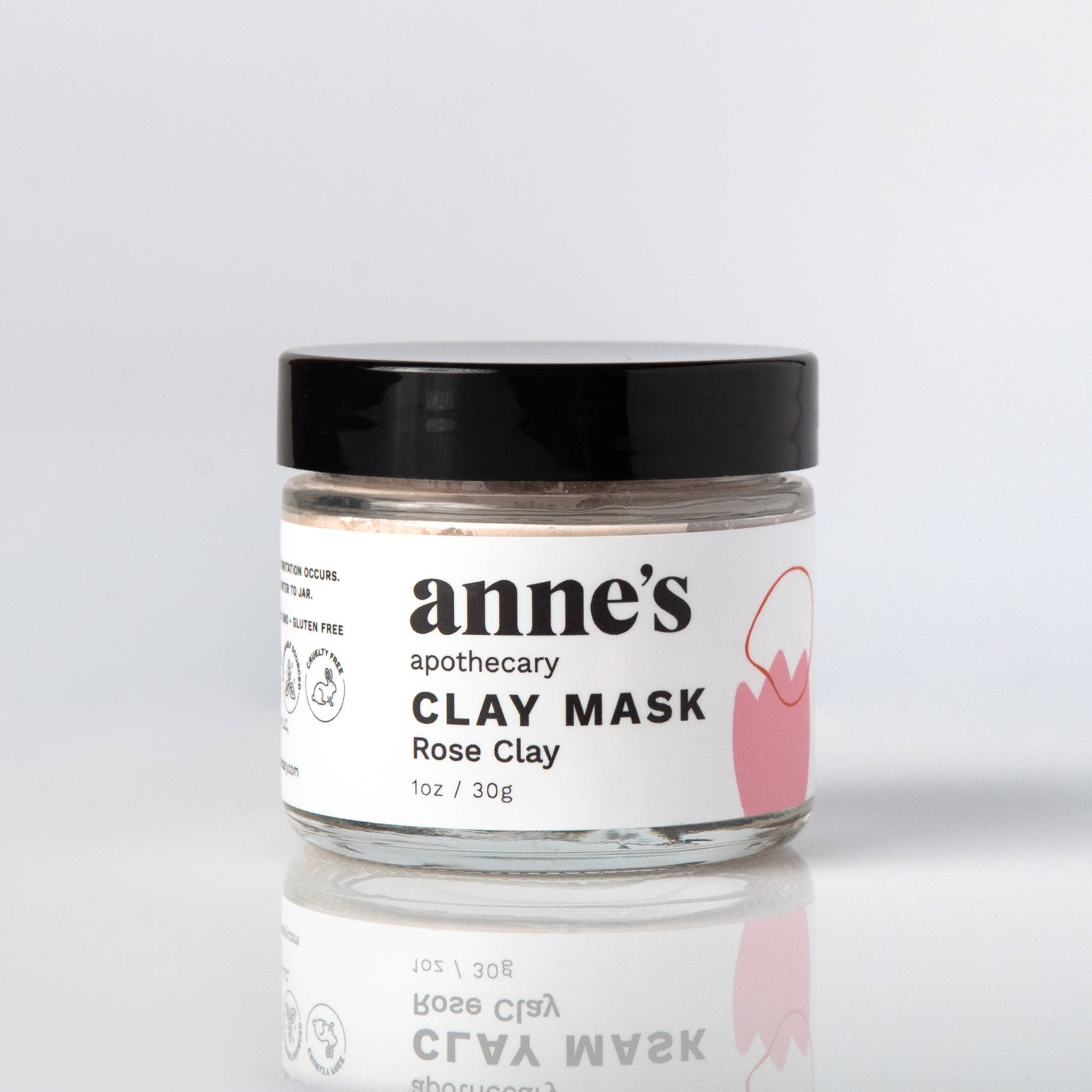 Anne's Apothecary - Wholesale Skincare Face Mask - Clay mask with Rose Clay