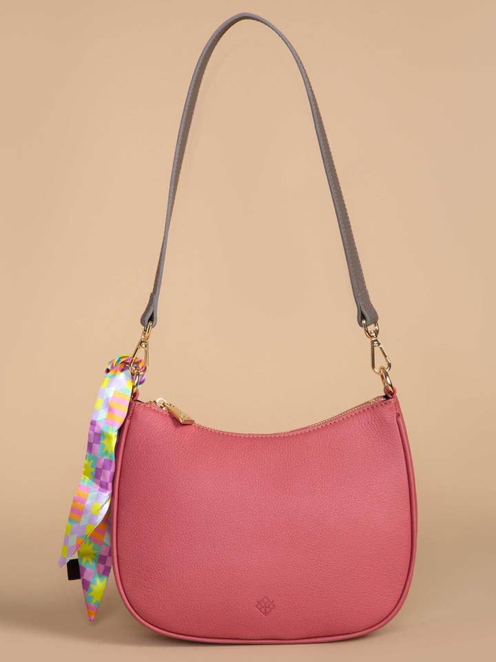 Crossbody Luna - Taro - 2 Straps - Leather for wholesale by NÖCK