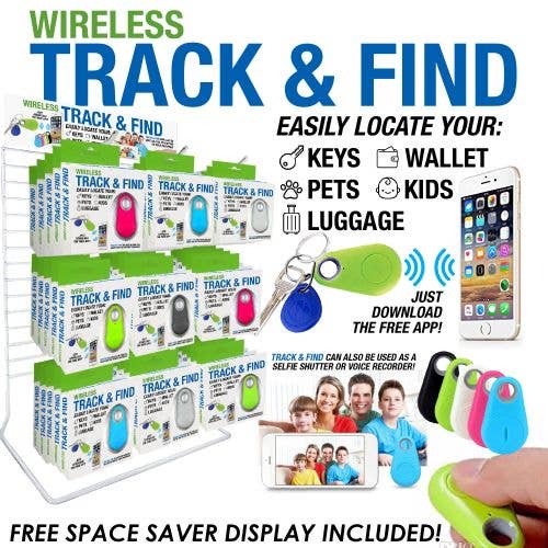 Deluxe Import Trading – Aparelho pequeno/portátil por atacado – Dispositivo anti-perda do tracker de teclas 36Pc0