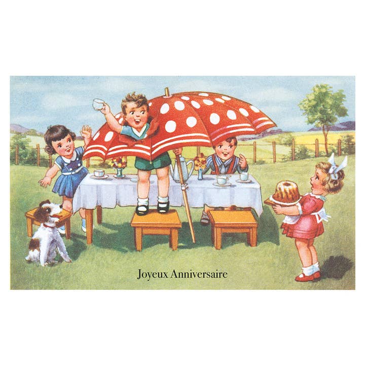 Parasol postcard for wholesale by LUDOM EDITION