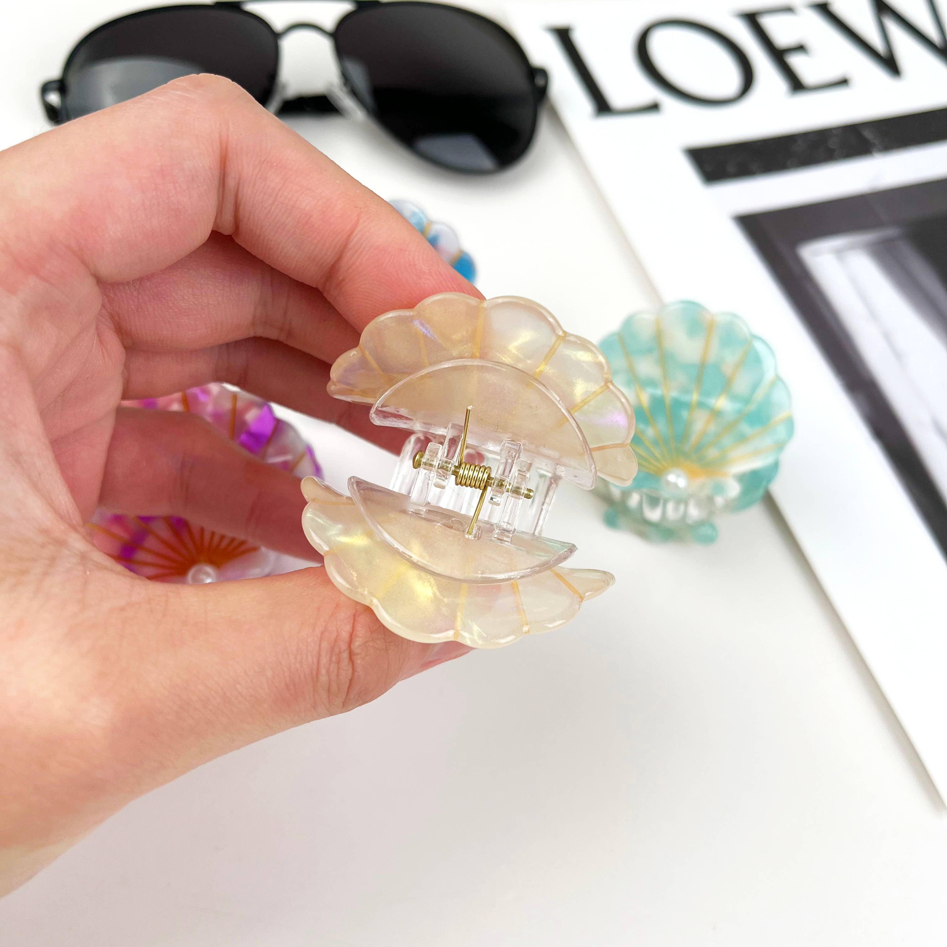 mildstyles - Vendita all'ingrosso Fermaglio per capelli - Donna - Fermaglio per capelli con perle e conchiglia4