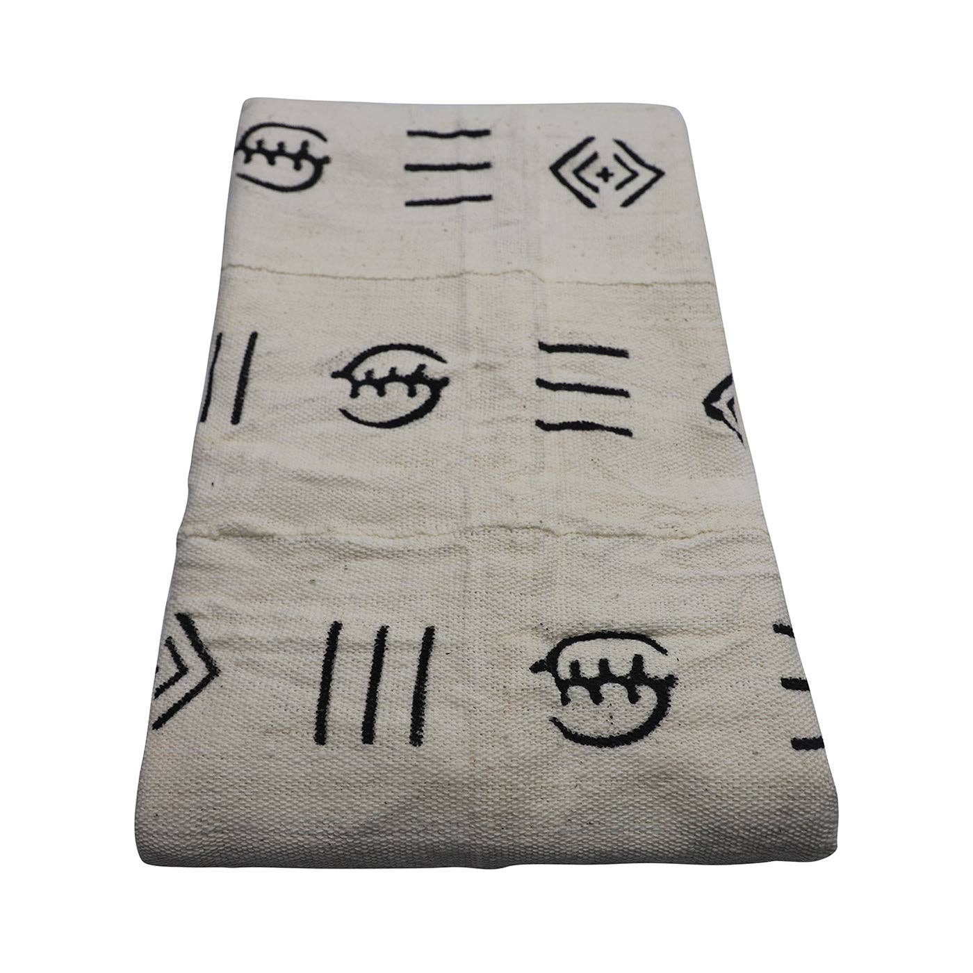Luangisa African Gallery - Wholesale Tapestry/textile - Mud Cloth Textile | White6