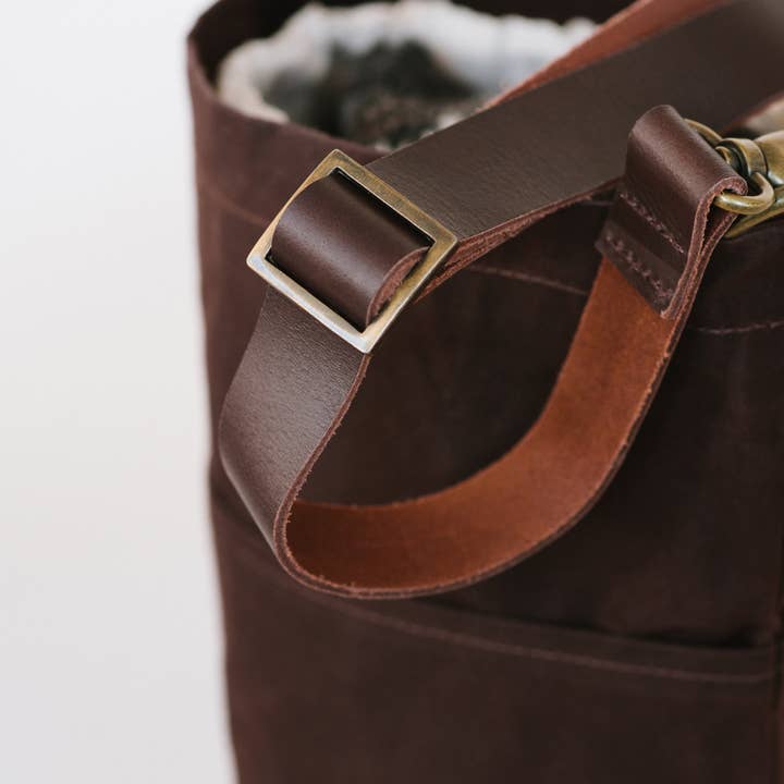 Quince & Co. - Venta al por mayor Material para punto/ganchillo - Bolso tipo cubo de lona encerada9