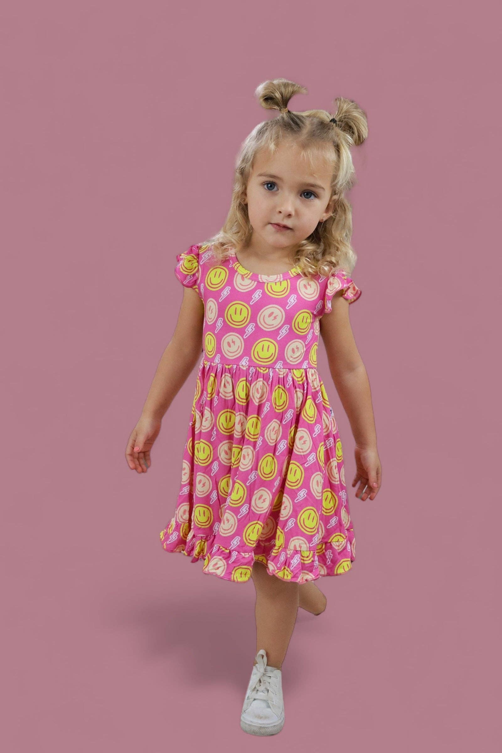 Dream Big Little Co. - Wholesale Dress - Kids - RADIANT SMILES DREAM RUFFLE DRESS17