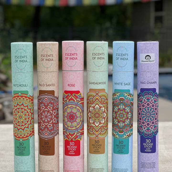 Lungta Imports - Wholesale Incense - Premium Aroma Incense 30 Sticks Each Pack Wooden Burner10