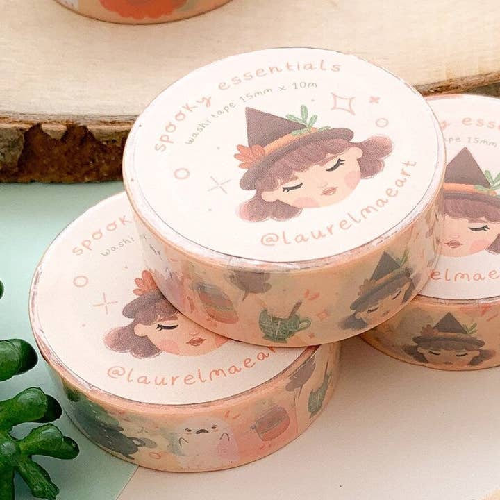 Spooky Essentials - Washi Tape per la vendita all'ingrosso da parte di Laurel Mae Art