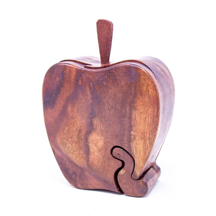 Sheesham Wood Apple Shaped Puzzle Box and other Purchase Wholesale wood craft boxes. Free Returns & Net 60 Terms on Faire trending on Faire.