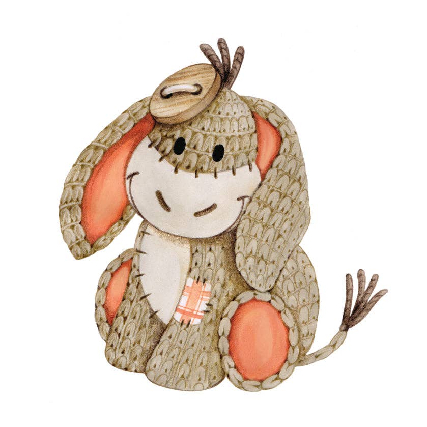 Animal Prints - Wholesale Magnet - Fridge Magnet - "Ineya Collection - Little Donkey"0