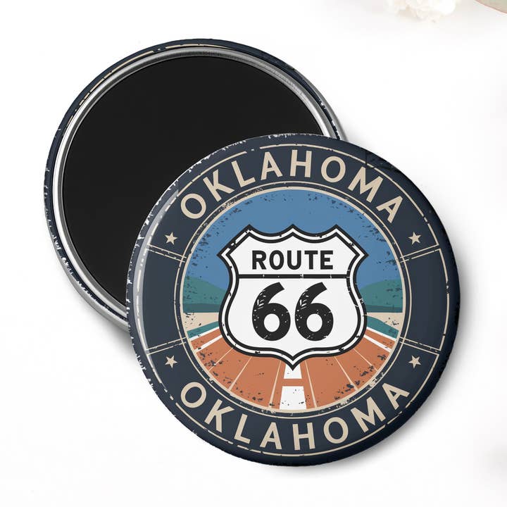 Oklahoma State Stamp Magnet for wholesale by All Things Cherrie