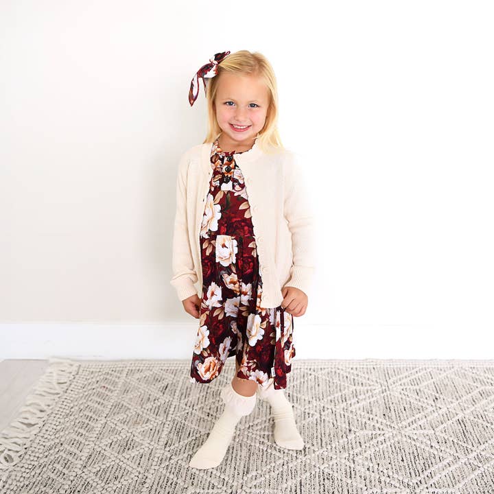 Gigi and Max - Wholesale Dress - Kids - Maya TUTU DRESS Bamboo Floral Kids Clothes Outfit4