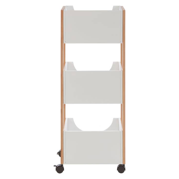 Interiors by Premier - Wholesale Free Standing Shelf - Nostra 3 Tier Storage Trolley