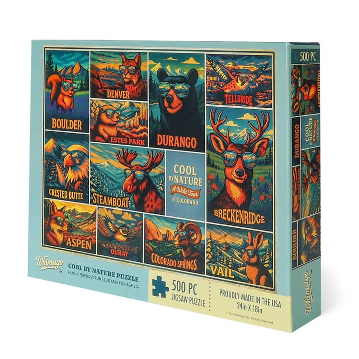Cool By Nature (Colorado Souvenir) - 500 Piece Jigsaw Puzzle for wholesale by Whimsigo