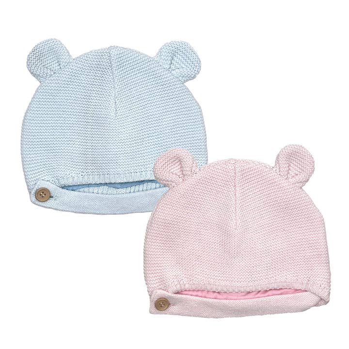 Chapéu de Crochet Urso - 2 Cores! por atacado de Petit Ami & Zubels