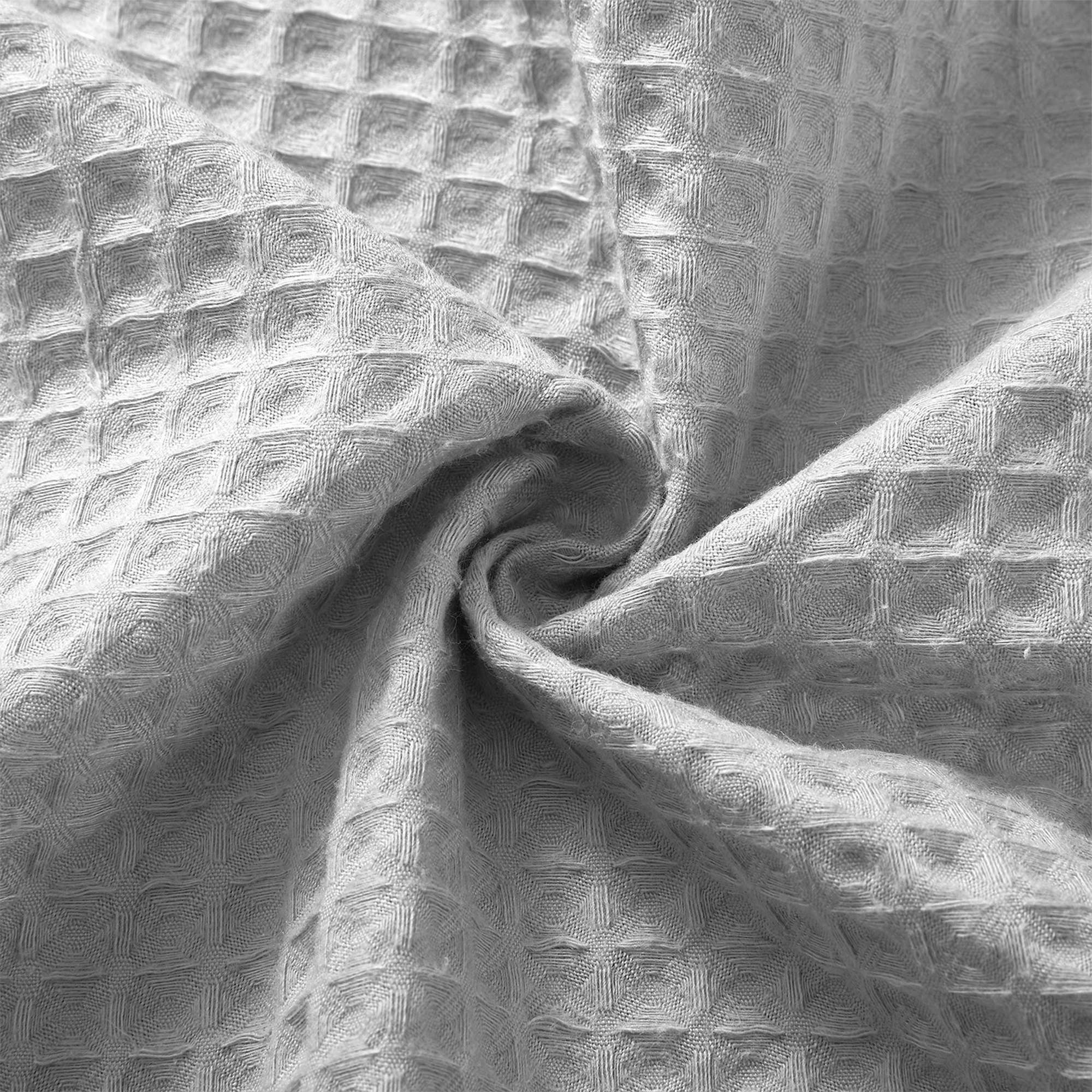 Awesome Home - Vendita all'ingrosso Tende da doccia - Tenda Doccia in Misto Cotone a Tessuto Waffle con Fodera a Clip14