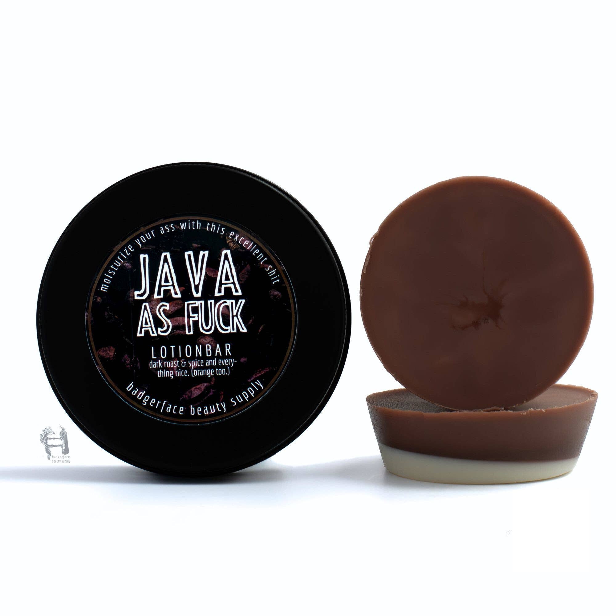 Badgerface Beauty Supply – Loção sólida por atacado – Bar de Loção de Baunilha Café. Presentes de Café. Barra de Loção Artesanal1