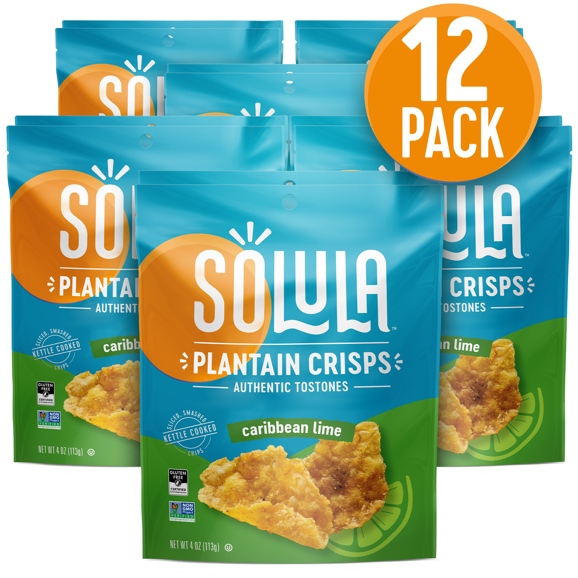 Solula - Wholesale Chips - Caribbean Lime  Plantain Crisps12