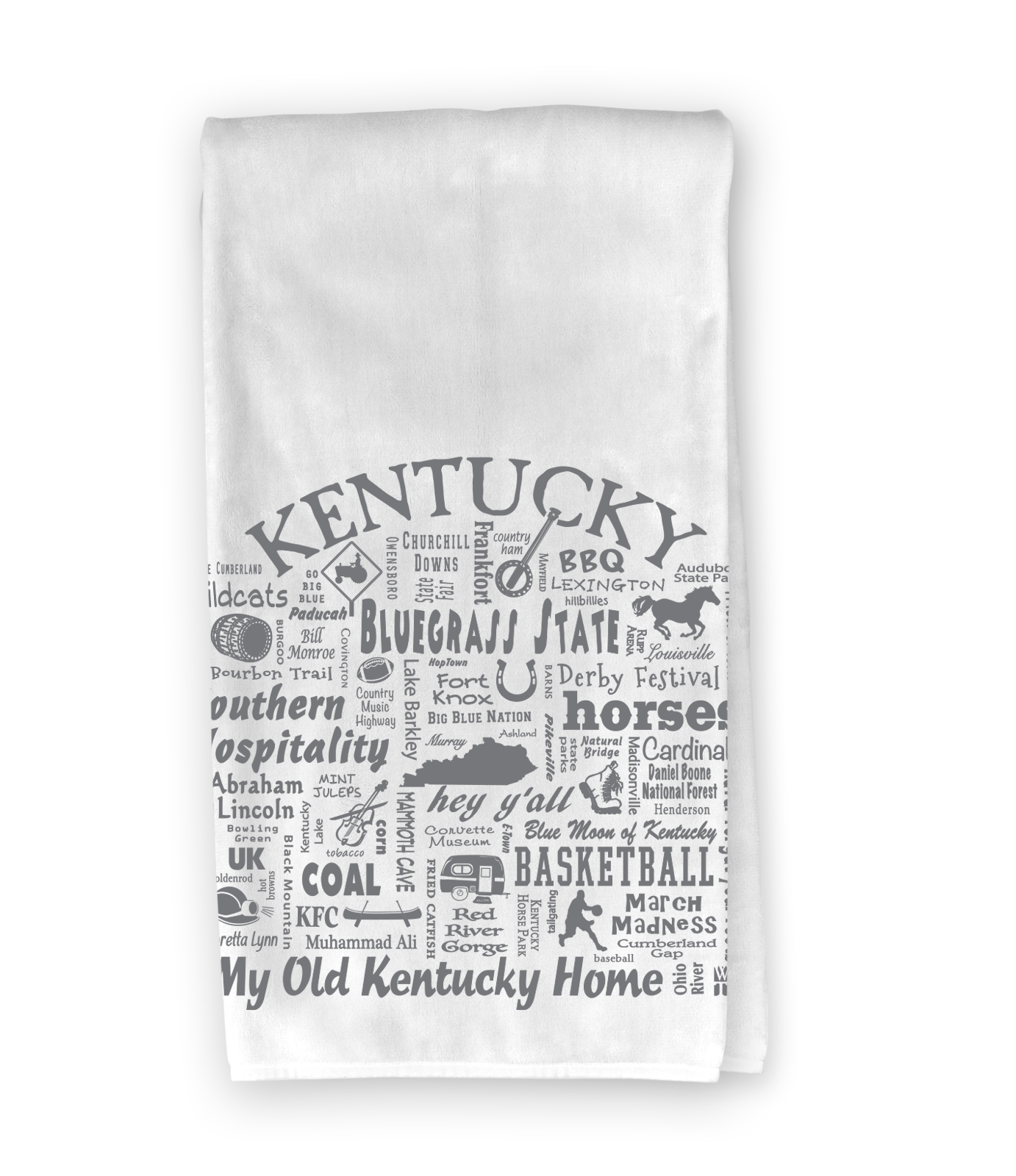 The Buffalo Works - Wholesale Tea Towel - Kentucky Destination Kitchen Towel - Where Life Takes You1