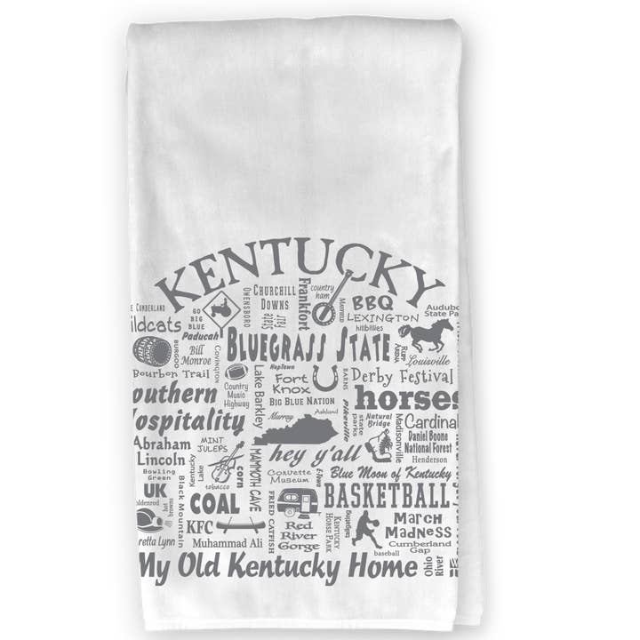 The Buffalo Works - Wholesale Tea Towel - Kentucky Destination Kitchen Towel - Where Life Takes You1