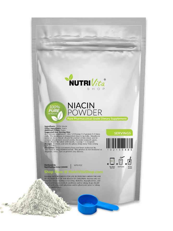 NIACIN - 100g for wholesale by NutriVitaShop