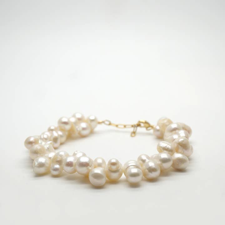 LA MAISON GISEL B. – Engroshandel Perlearmbånd – Rita armbånd med dobbelte perler og sten4