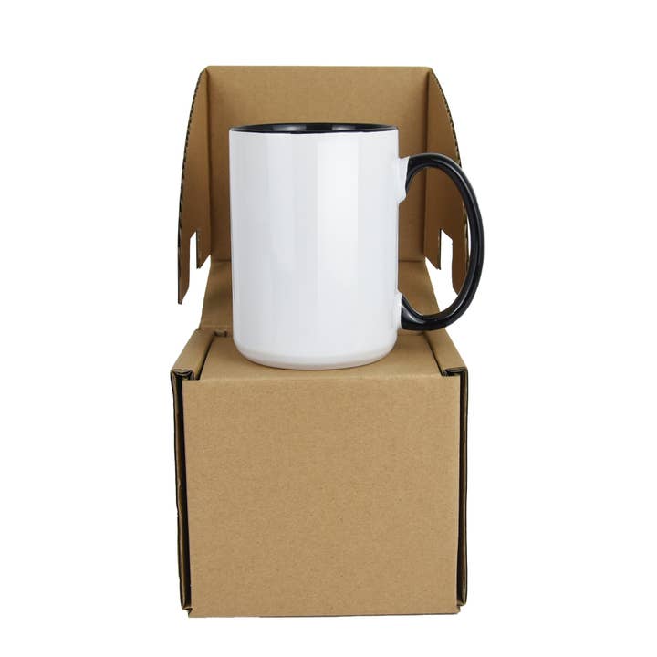 ARTONUSA - Wholesale Coffee mug - 15 OZ Sublimation Mug Two Tone With Black Inside & Handle1