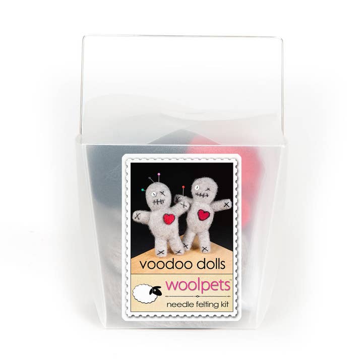 Woolpets – wholesale DIY craft kit – Voodoo Dolls Felting Kit